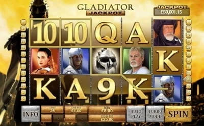Gladiator Jackpot Slot Game at Winner Casino